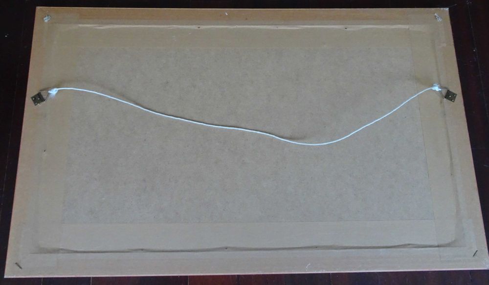 Quadro Ponto de Cruz nome ANA - (Bordado à Mão Medidas: 0,70 x 0,43 m)