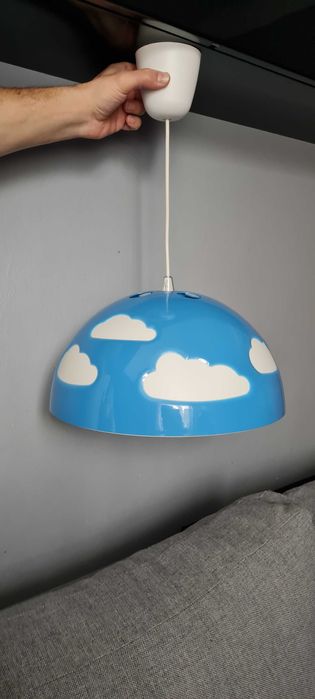 Lampa sufitowa Ikea Skojig chmurki