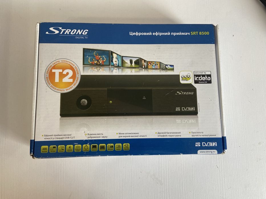 Цифровий ефірний приймач Strong SRT 8500 (Т2 тюнер)