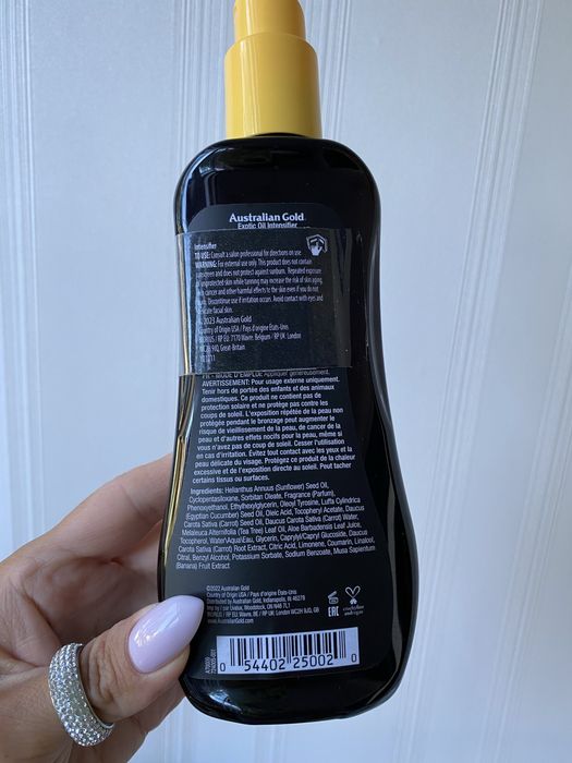 Australian Gold Exotic Intensifier масло для загара
