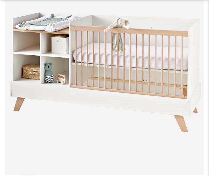 Cama evolutiva NOVA branca Vertbaudet 4 em 1