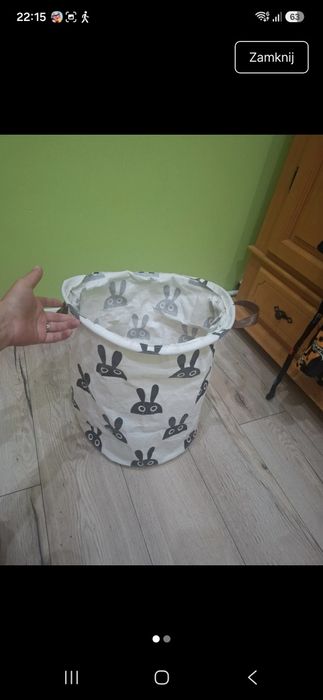 Kosz na zabawki lub bieliznę