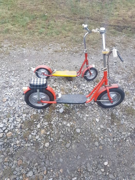 Hulajnoga  PRL unikat kolekcjonerski antyk  ddr zabawki PRL