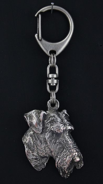 Airedale Terrier brelok posrebrzany Art-Dog