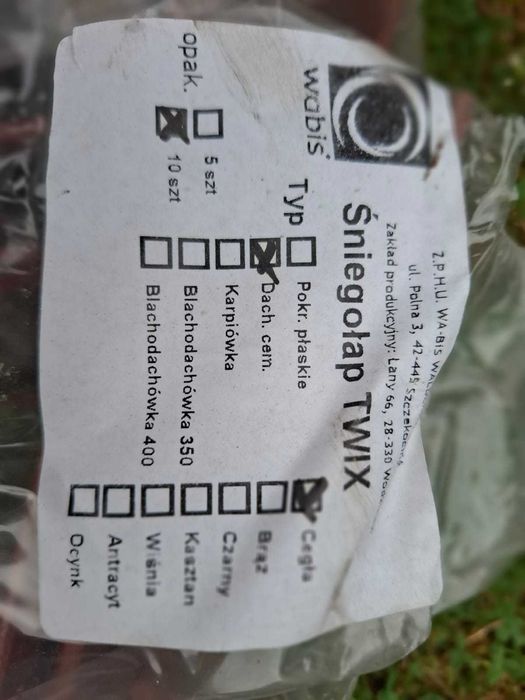 Śniegołapy do dachówki TWiX