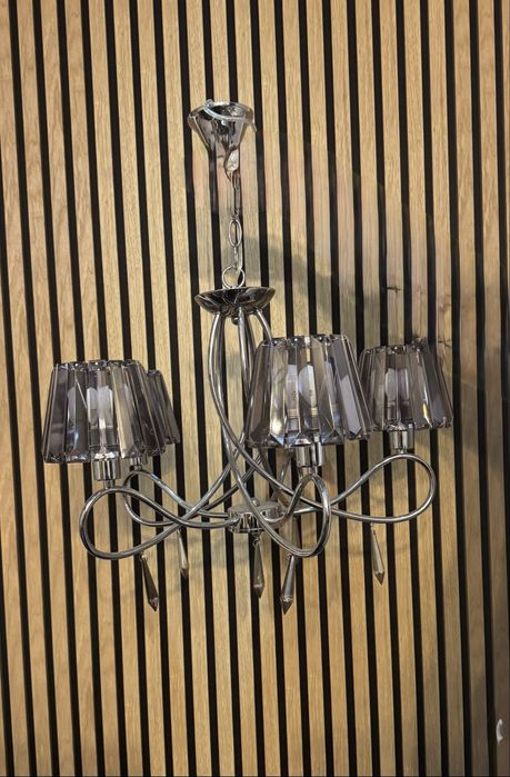 Pieękny Zyrandol w stylu Glamour 5 - ramienny