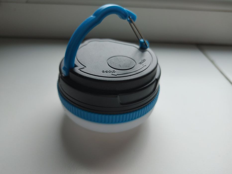 Лампа портативна кемпінговий ліхтар на батарейках 3х ааа