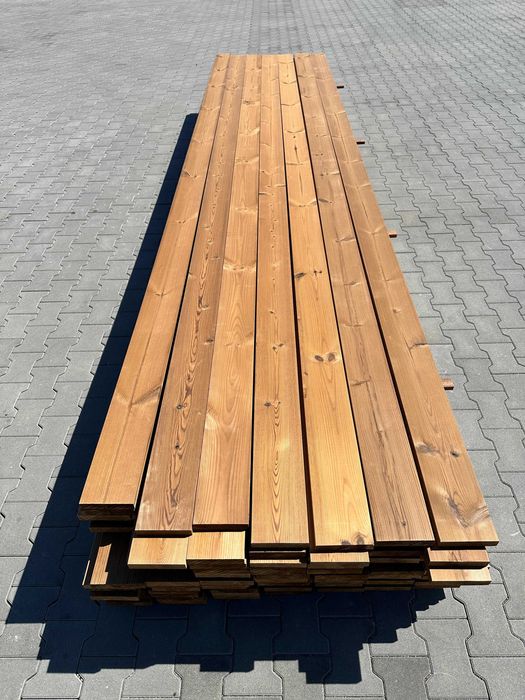 Deska tarasowa thermo termo sosna gładka 26x138mm
