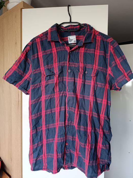 Koszula męska w kratkę