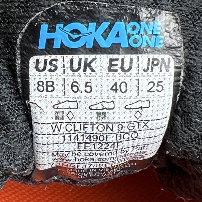 Кросівки Hoka Clifton 9 GTX 1141490F розмір 40 оригінал