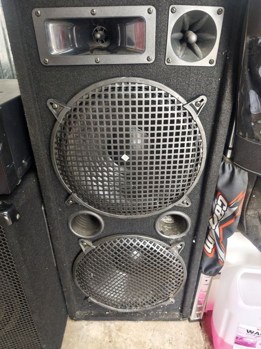 Amplituner i głośniki zestaw audio komplet