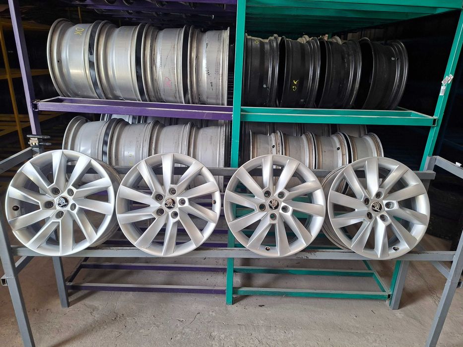 Оригінальні диски Шкода 5/112 R17 7J ET40 Skoda.