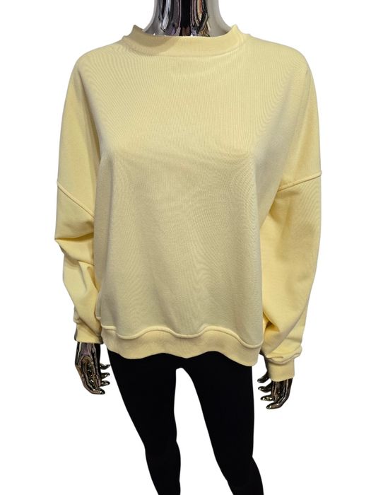 Bluza damska oversize bananowa BASIC SHORT rozmiar uniwersalny Lenoshka