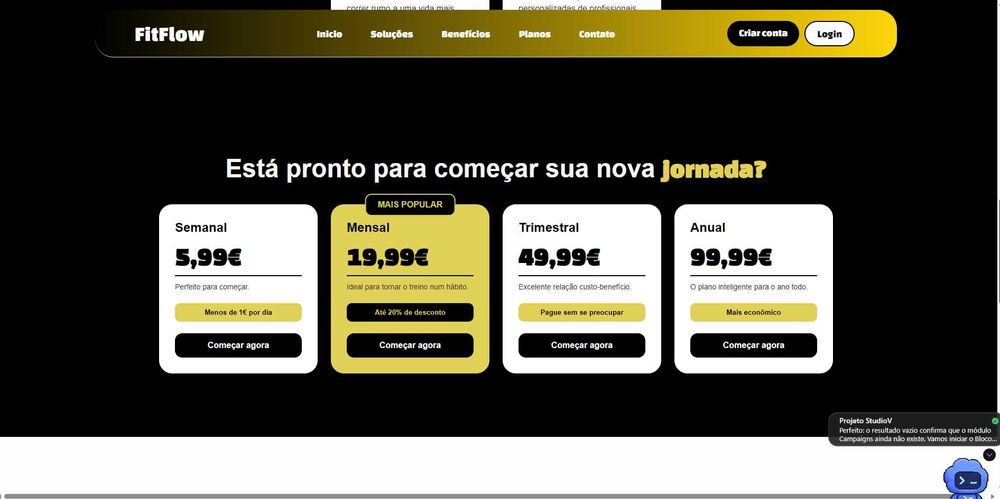 Criação de Websites, Lojas Online e Landing Pages