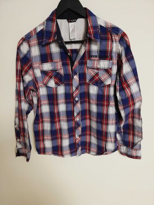 koszula Guess 158 164 w kratkę koszula Guess L 12 14 16