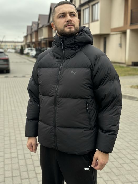 Чоловічий зимовий пуховик, куртка Puma, пух, мужская куртка