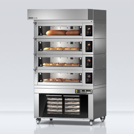 Подовая Печь Хлібопiч Miwe подовая на камне c парой MIWE