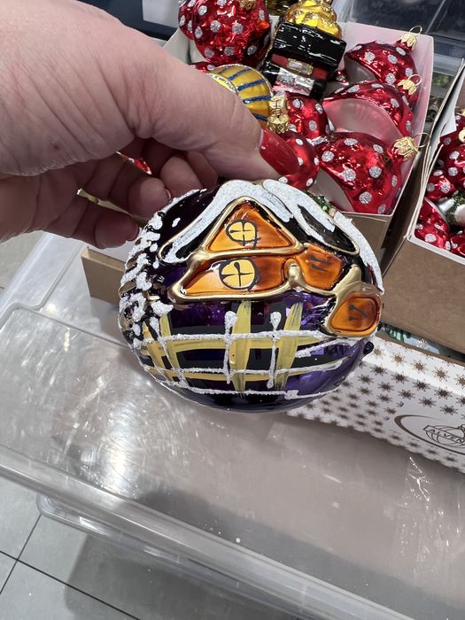 Bombki szklane fi 8 cm