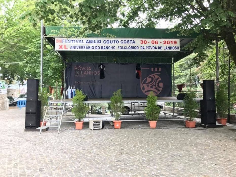 Vendo PA Behringer Passivo com Rack Amplificação