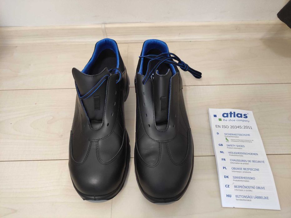 Męskie buty robocze Atlas Alu Tec 105 XP S3 SRC ESD r. 47 30,5 cm nowe