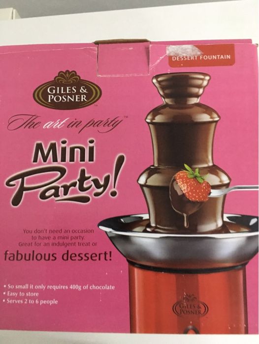 Fonte de chocolate da Giles & Posner