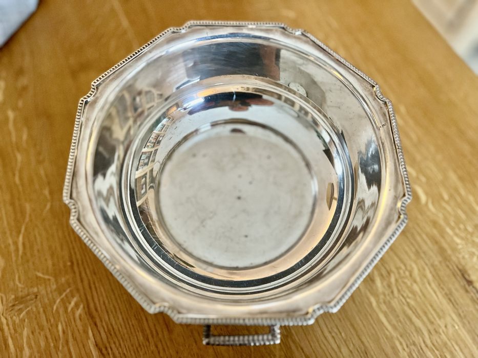 Naczynie misa waza czara posrebrzana