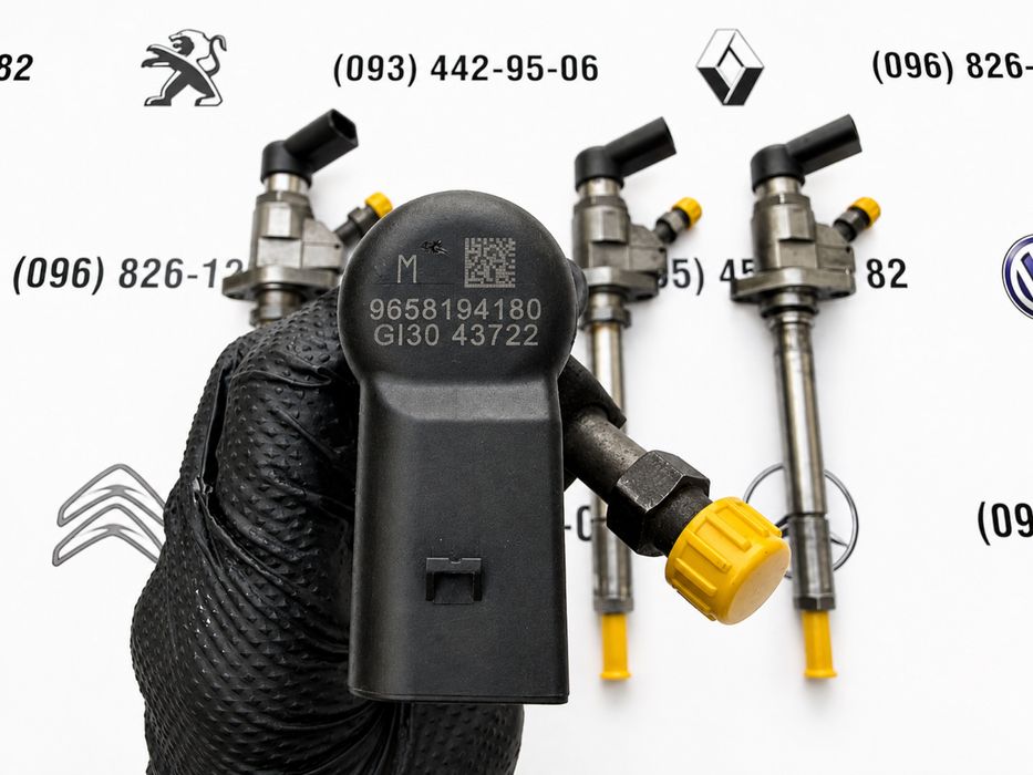 Паливна форсунка 9658194180 Peugeot Citroen Ford Volvo 2.0 HDI TDCi D 1980J5 1373550 форсунки Сітроен Пежо Форд Вольво