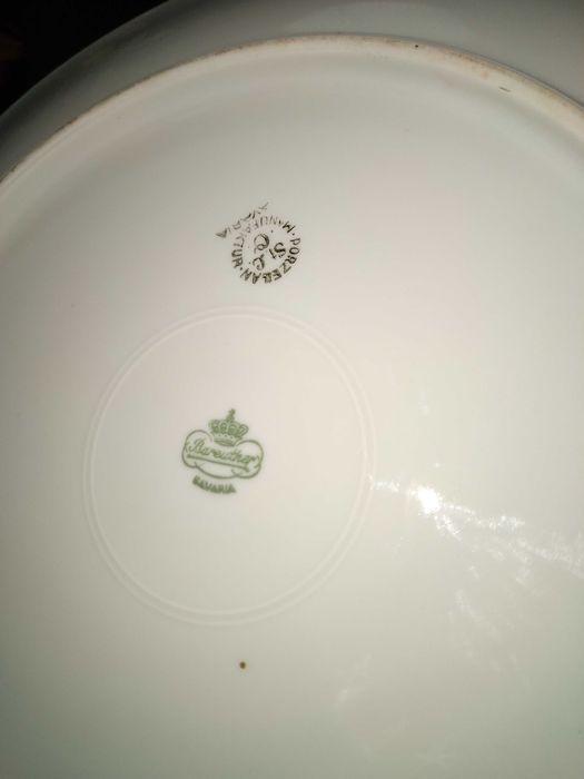 Prato em porcelana fina Bareuther