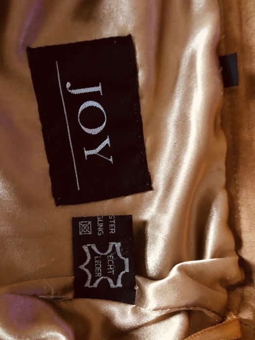 JOY spodnie skórzane