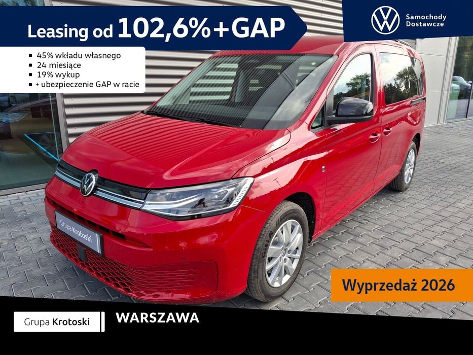 Volkswagen Caddy Maxi Life 1.5 l TSI EU6 116 KM automat DSG 7-biegowa Dostępny od Ręki!