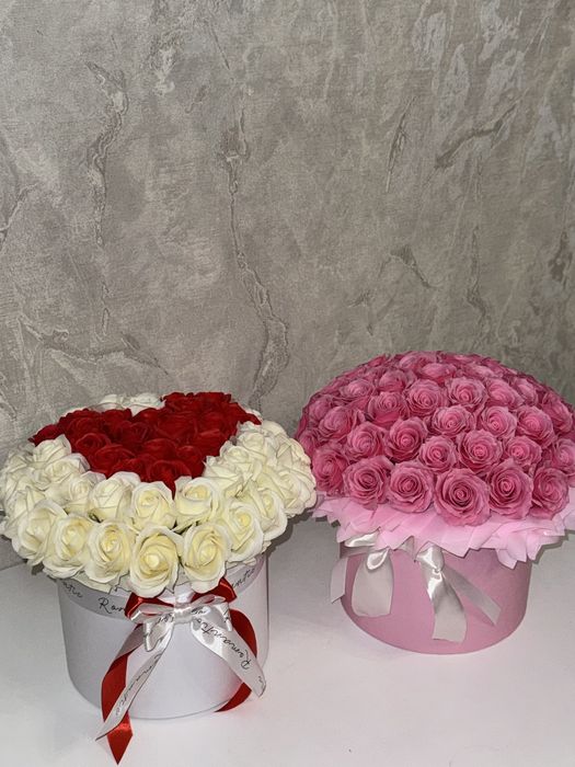 Букети з мильних квітів,мильні троянди,мыльные розы