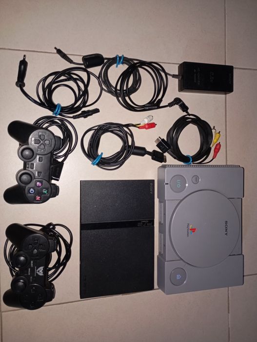 Ps1 SCPH 7002 e Ps2 77004