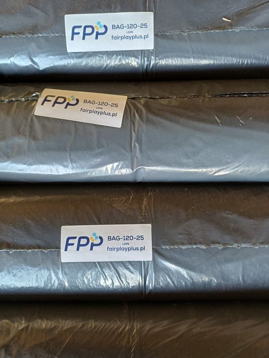 Worki na śmieci 120 litrowe 25 sztuk mocne