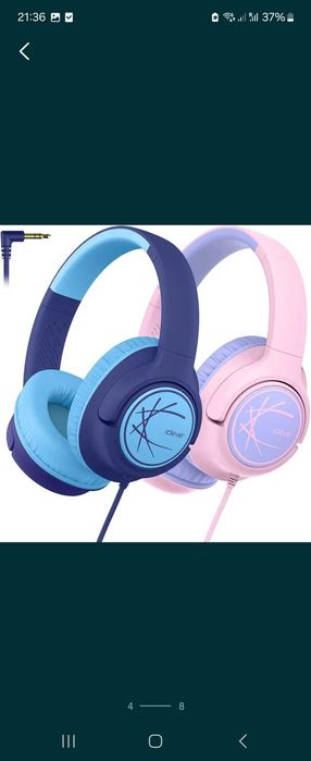 Дитячі навушники для дітей iClever 2, в наборі 2 шт