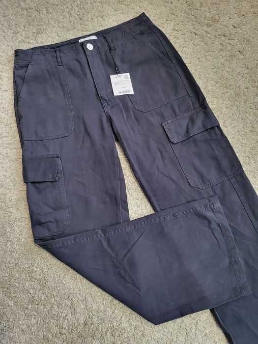 Spodnie nowe z metką szerokie luźne nogawki baggy bawełna oddychające