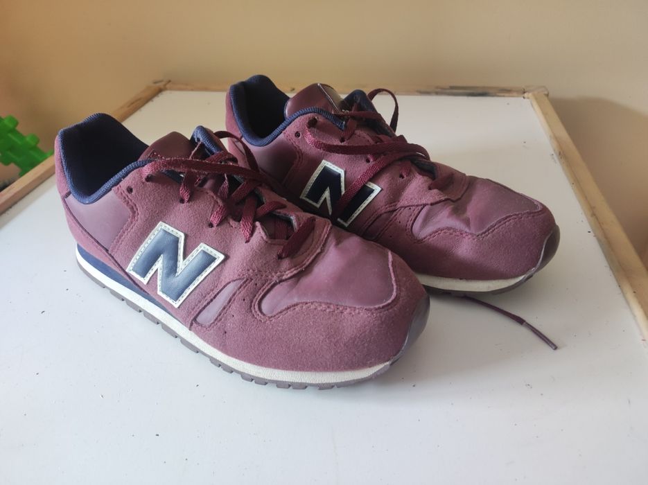 New balance 373 damskie bordowe