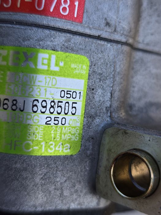 Sprężarka klimatyzacji Audi A4 B5 2000 Rok 1.8B V5 Przebieg 58 tyś km ZEXEL NR 968J 698505