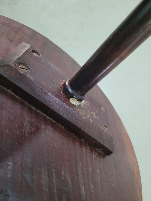 Mesinha de apoio em madeira, vintage
