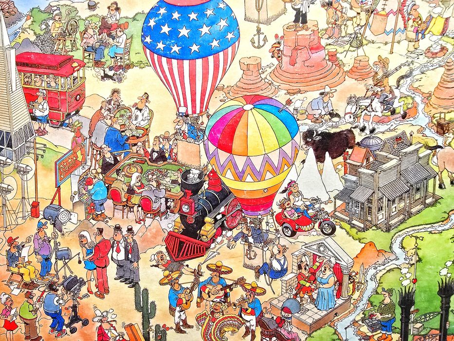 UNIKAT z 1995r 5000 elementów. Jan van haasteren puzzle