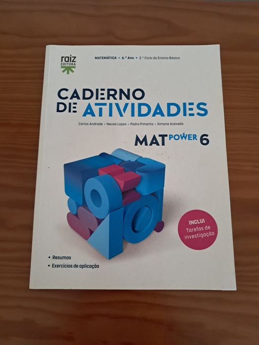 Caderno de atividades Matemática 6º ano