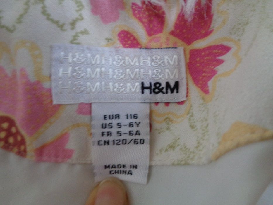 Kurtka/płaszczyk H&M rozm 116