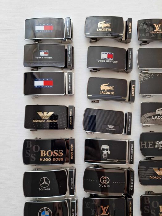 Nowy Skórzany Pasek Męski Tommy Armani Lacoste Hugo Boss CK