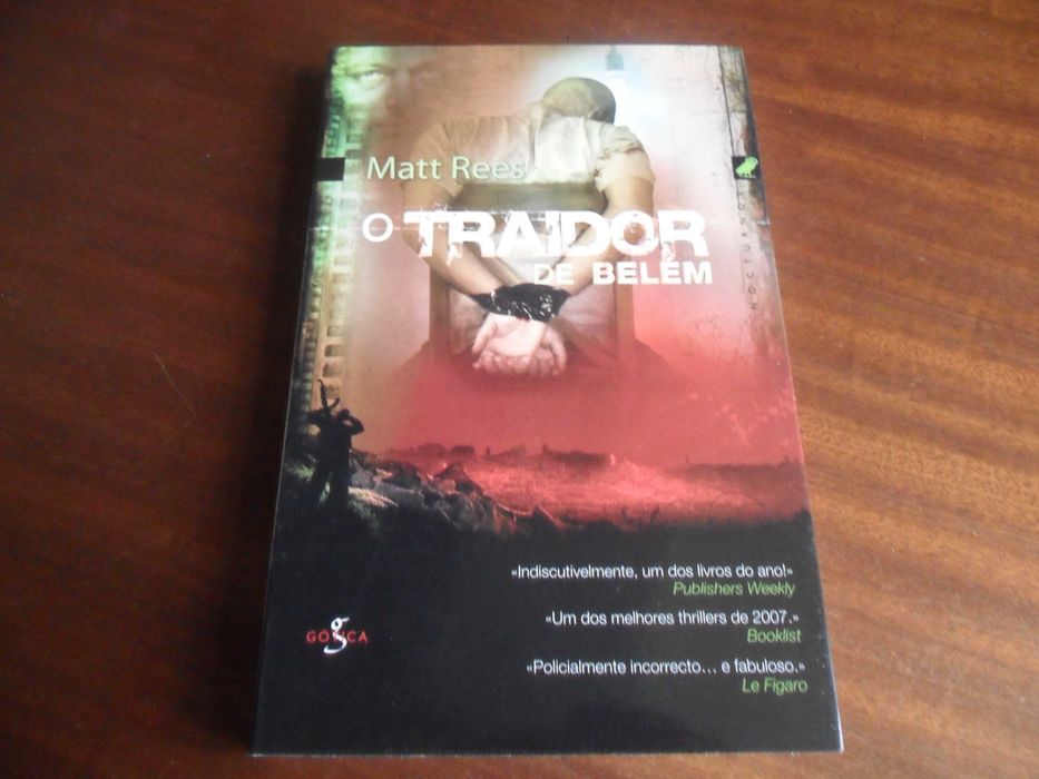 "O TRAIDOR DE BELÉM" de Matt Rees - 1ª Edição de 2008