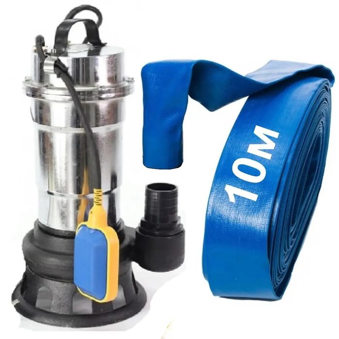 Насос WQS 2500Вт + 10 м шланга в подарунок. Для каналізації