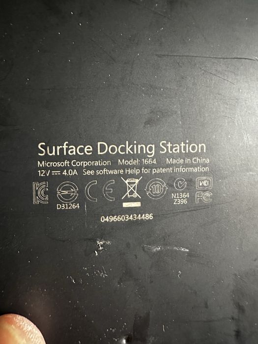 Док-станція Microsoft Surface Pro 3 Docking Station Model 1664