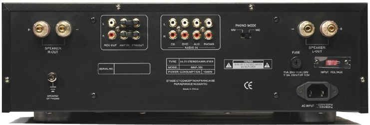 Amplificador Advance Acoustic MAP-305 100w c/ comando c/ novo