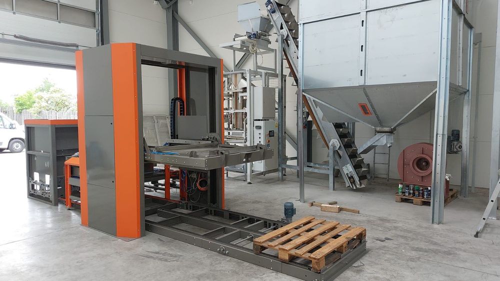 PRZEMYSŁOWY POLSKI paletyzator półkowy/ paletyzator windowy