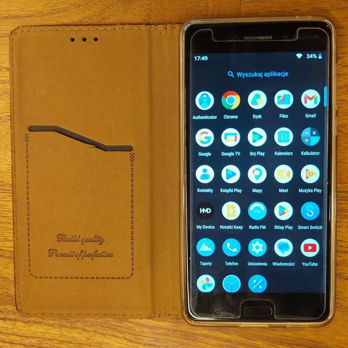 Nokia 6 TA-1021 DS matte black - sprawna , komplet