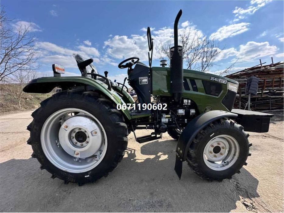 Мінітрактор ДТЗ 354U | рівна підлога | 2-х диск. зчеплення | реверс | збільшені колеса | дві швидкості ВВП | підвищений комфорт. Доставка безкоштовна