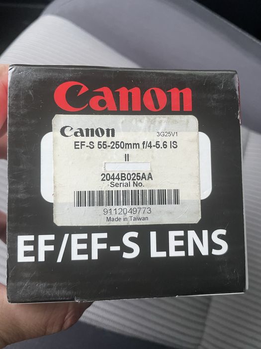 объектив canon ef-s 55-250mm f/4-5.6 is II